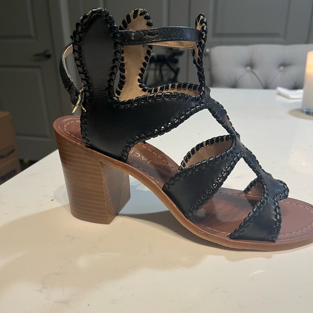 Black Jack Rogers sandal Heels